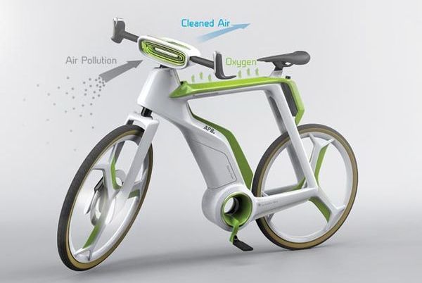 空气净化器的自行车